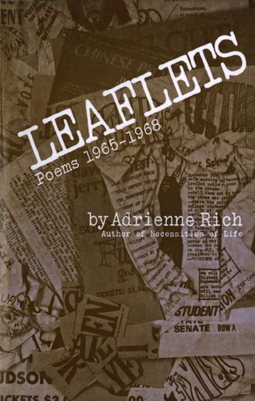 Book cover of Leaflets: Poems 1965-1968