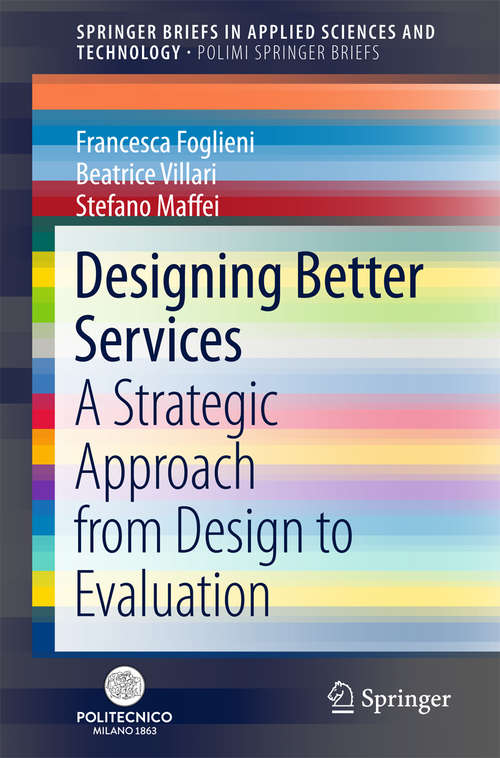 Book cover of Designing Better Services