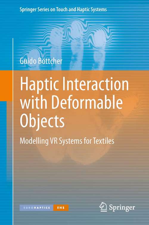 Book cover of Haptic Interaction with Deformable Objects