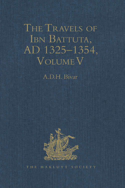Book cover of The Travels of Ibn Battuta: Index