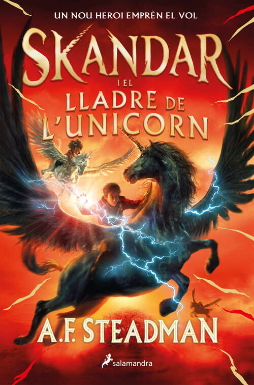 Book cover of Skandar i el lladre de l'unicorn