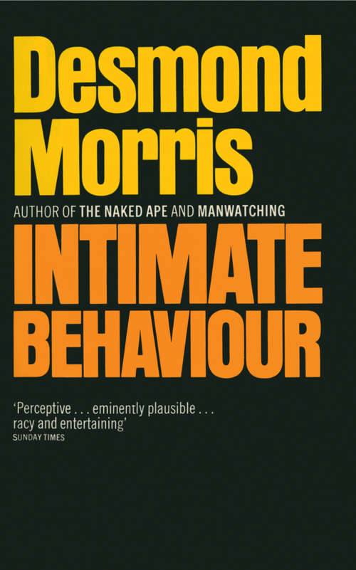 Book cover of Intimate Behaviour