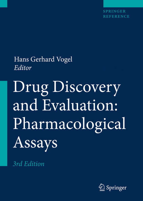 Book cover of Drug Discovery and Evaluation: Pharmacological Assays