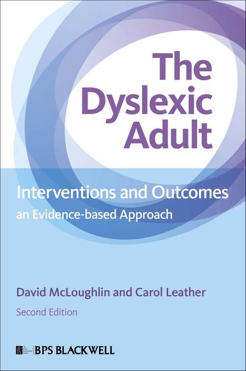 Book cover of The Dyslexic Adult
