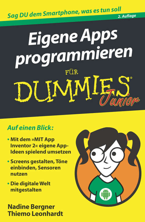 Book cover of Eigene Apps programmieren für Dummies Junior (2. Auflage) (Für Dummies)
