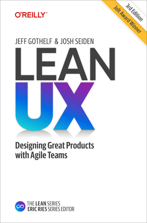 Book cover of Lean UX (3)