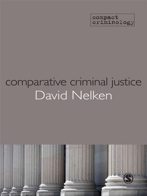 Book cover of Comparative Criminal Justice