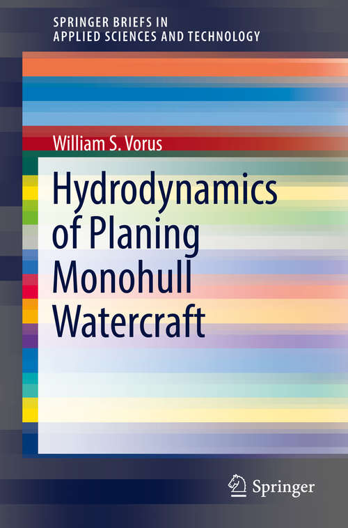 Book cover of Hydrodynamics of Planing Monohull Watercraft