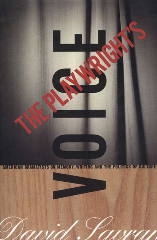 Book cover of The Playwright's Voice