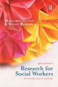 Research for Social Workers: An Introduction to Methods