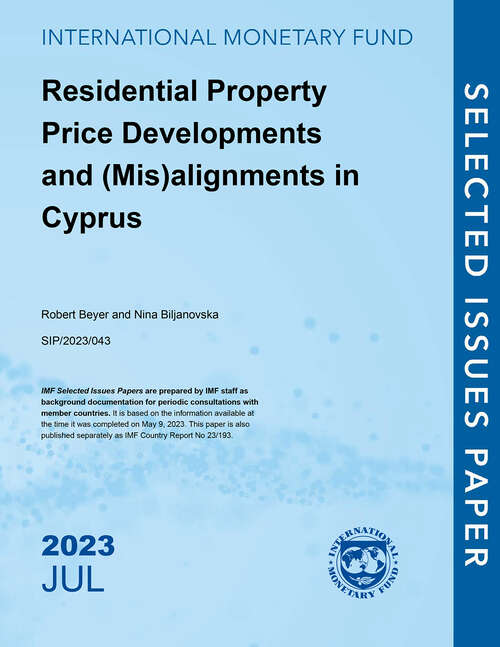 Book cover of Residential Property Price Developments and (Mis)alignments in Cyprus