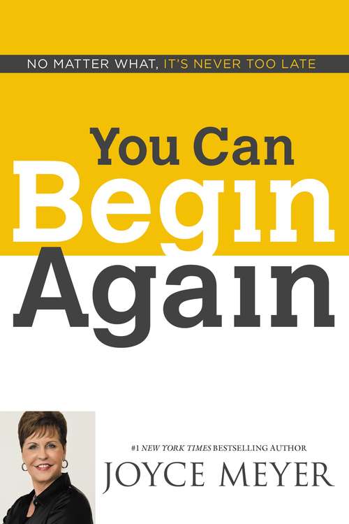 Book cover of You Can Begin Again