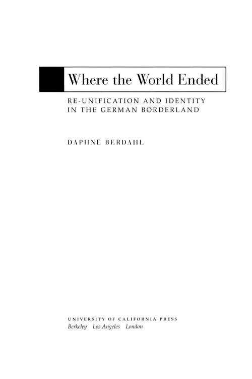 Book cover of Where the World Ended