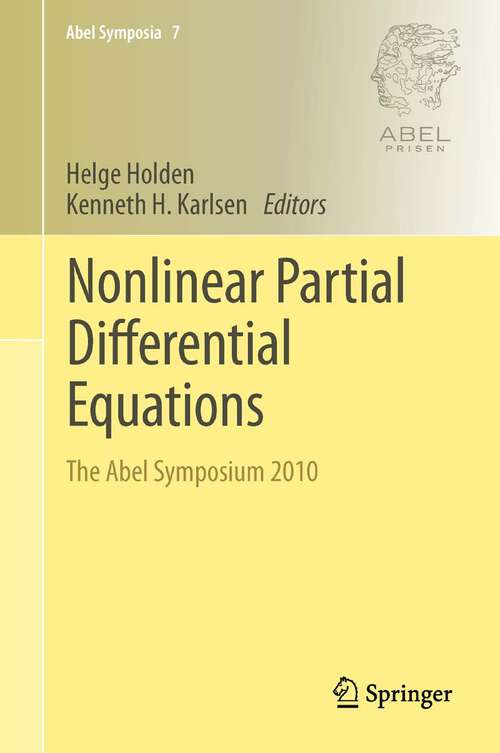 Book cover of Nonlinear Partial Differential Equations