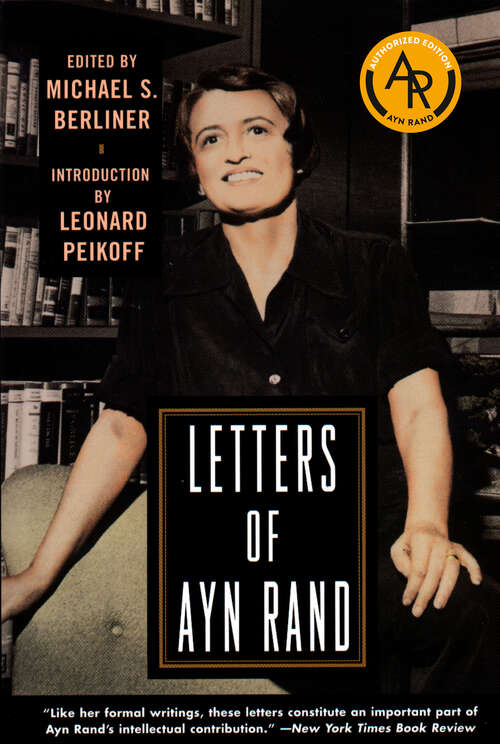 Book cover of Letters of Ayn Rand