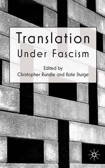 Book cover of Translation under Fascism