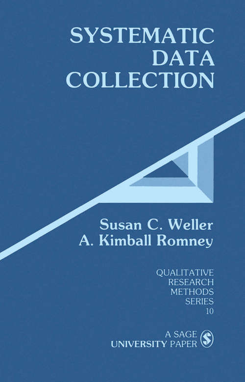 Book cover of Systematic Data Collection