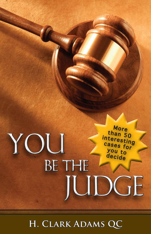 Book cover of You Be the Judge