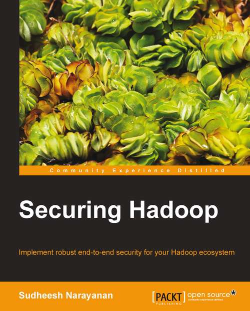 Book cover of Securing Hadoop