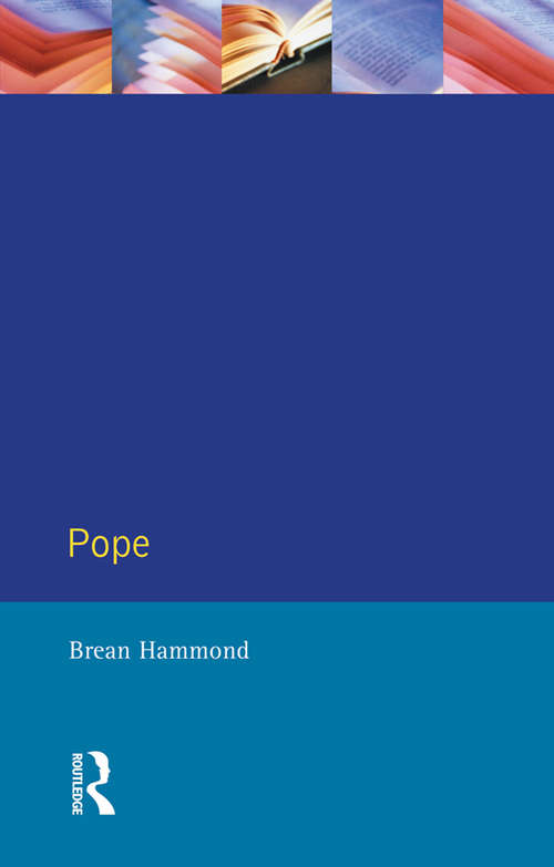 Book cover of Pope (Longman Critical Readers)