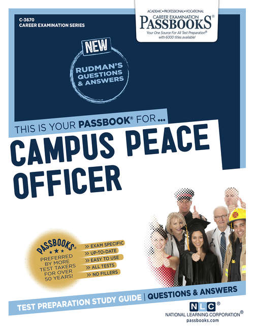 Book cover of Campus Peace Officer: Passbooks Study Guide (Career Examination Series: C-3670)