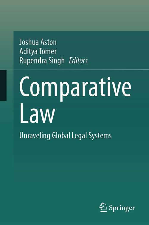 Book cover of Comparative Law: Unraveling Global Legal Systems