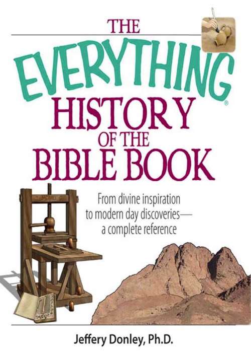 Book cover of The Everything History Of The Bible Book