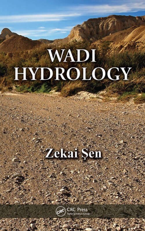Book cover of Wadi Hydrology (1)
