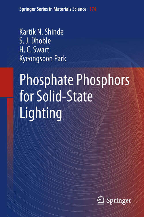 Book cover of Phosphate Phosphors for Solid-State Lighting