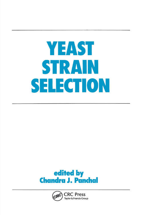 Book cover of Yeast Strain Selection