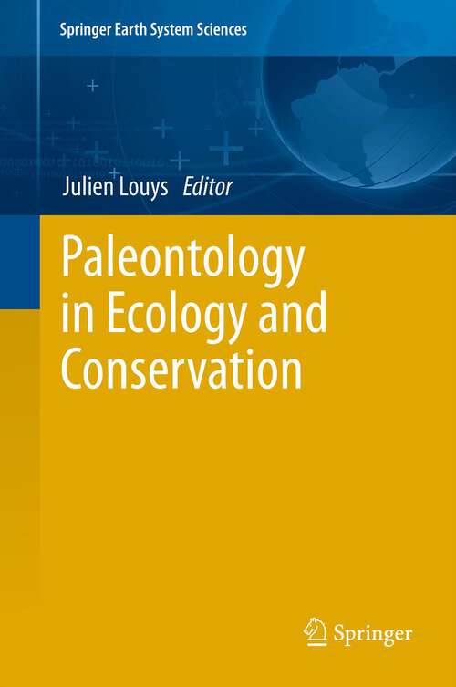Book cover of Paleontology in Ecology and Conservation