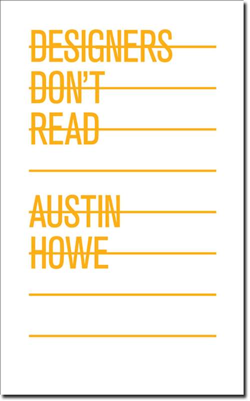 Book cover of Designers Don't Read