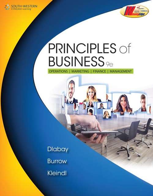 Book cover of Principles of Business
