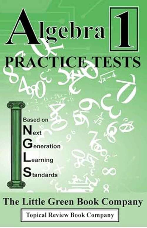 Book cover of Algebra 1 Practice Tests