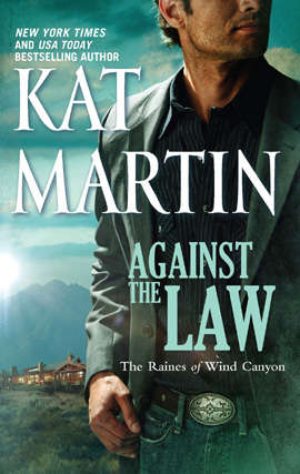 Book cover of Against the Law (Raines of Wind Canyon #3)