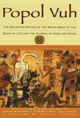 Book cover of Popol Vuh: The Definitive Edition of the Mayan Book of the Dawn of Life