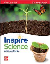 Book cover of Inspire Science, Grade 1, Unit 1: All About Plants