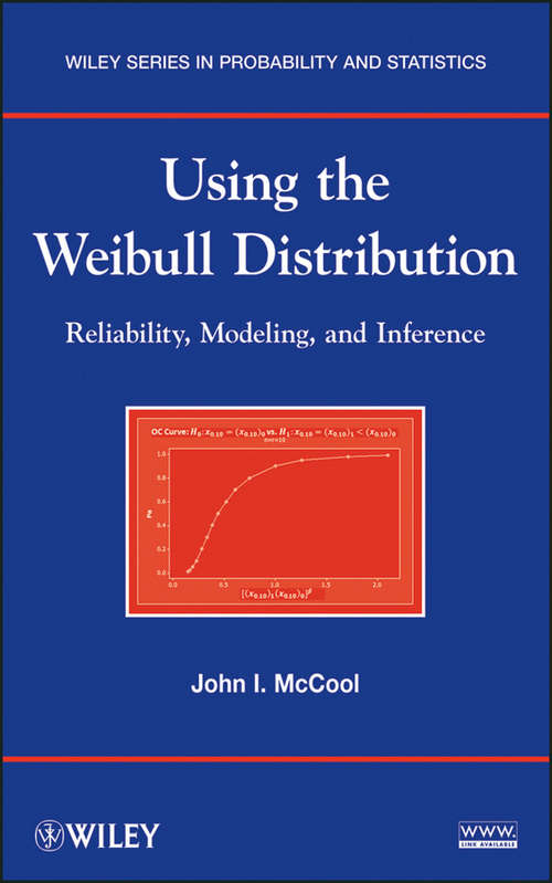 Book cover of Using the Weibull Distribution