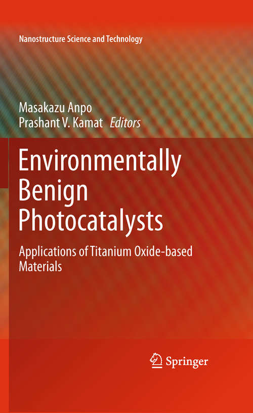 Book cover of Environmentally Benign Photocatalysts