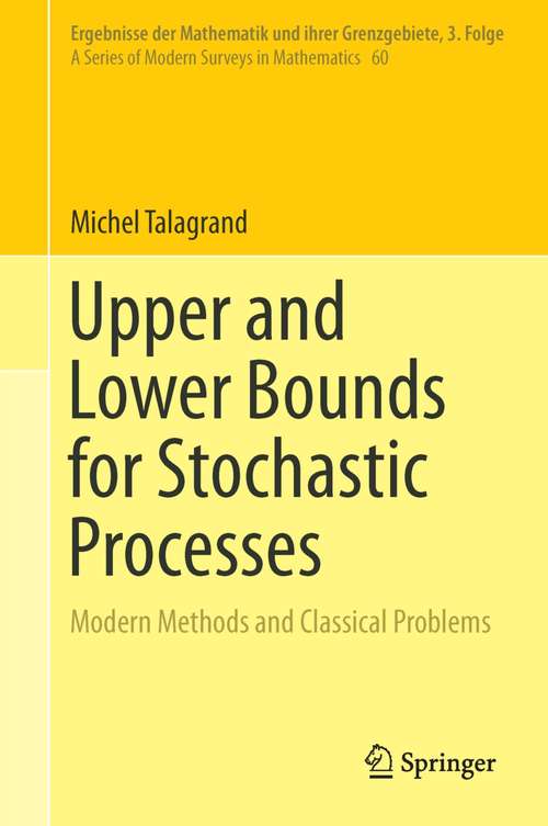 Book cover of Upper and Lower Bounds for Stochastic Processes