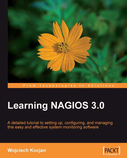 Book cover of Learning Nagios 3.0