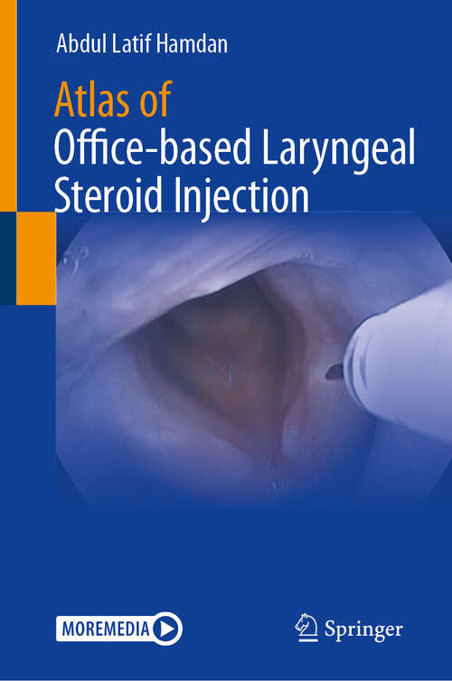 Book cover of Atlas of Office-based Laryngeal Steroid Injection