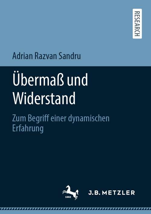 Book cover of Übermaß und Widerstand: Zum Begriff einer dynamischen Erfahrung (1. Aufl. 2021)