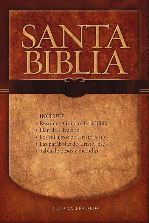 Book cover of Santa Biblia, Reina-Valera (RVR 1909)