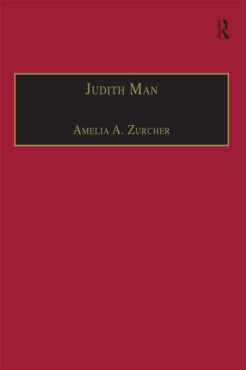 Book cover of Judith Man: Printed Writings 1500–1640: Series I, Part Three, Volume 2 (The Early Modern Englishwoman: A Facsimile Library of Essential Works & Printed Writings, 1500-1640: Series I, Part Three: Pt. 3)