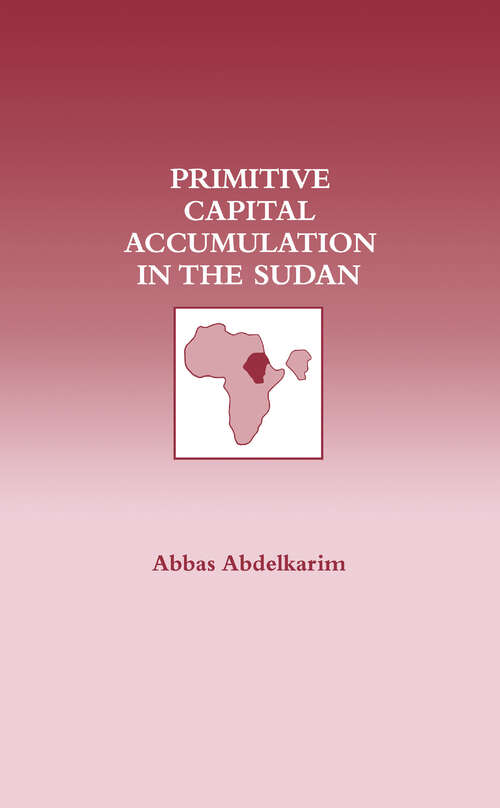 Book cover of Primitive Capital Accumulation in the Sudan