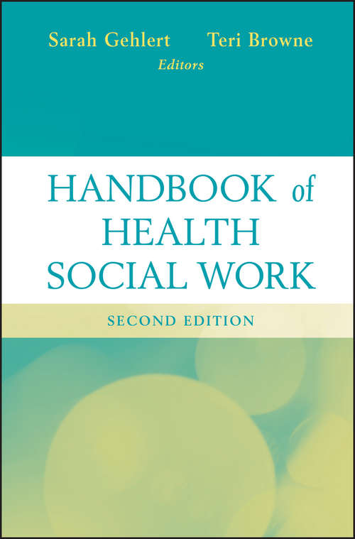 Book cover of Handbook of Health Social Work