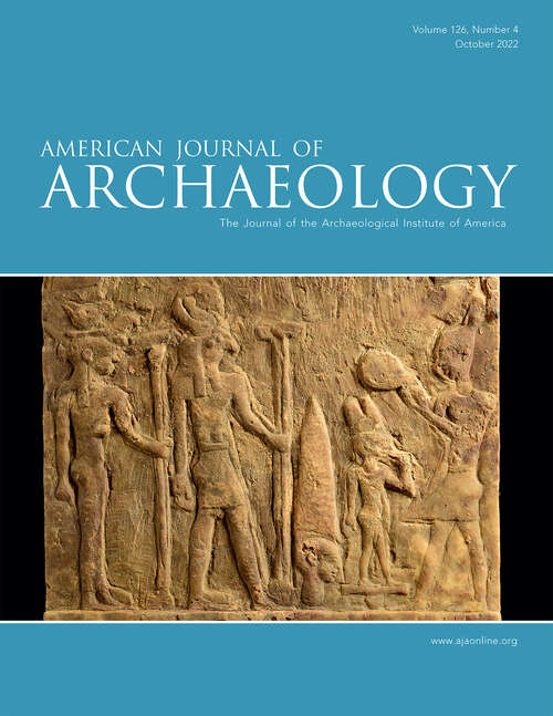 Book cover of American Journal of Archaeology, volume 126 number 4 (October 2022)
