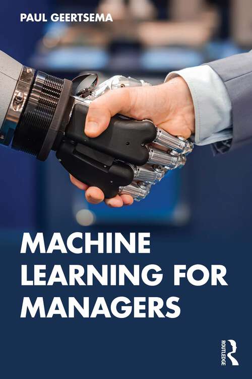 Book cover of Machine Learning for Managers