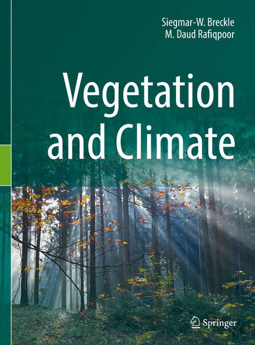 Book cover of Vegetation and Climate (1st ed. 2022)
